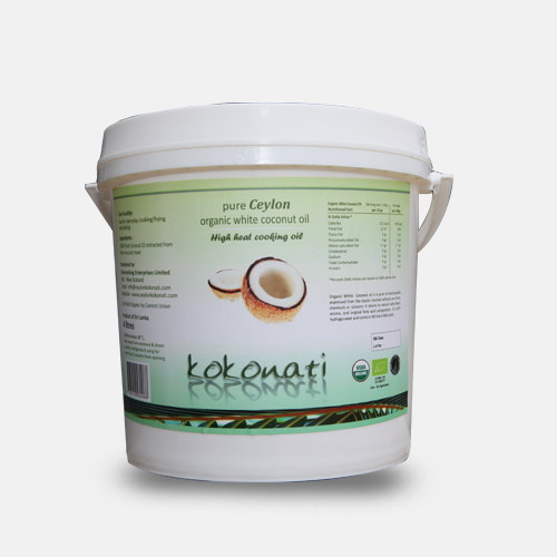 Organic White Coconut Oil 4lt