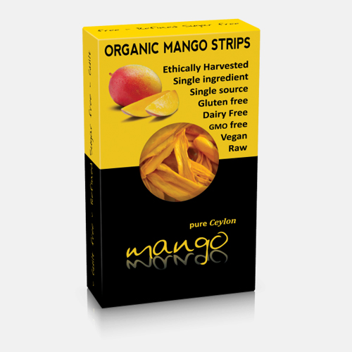 Organic Dried Mango strips 100gr